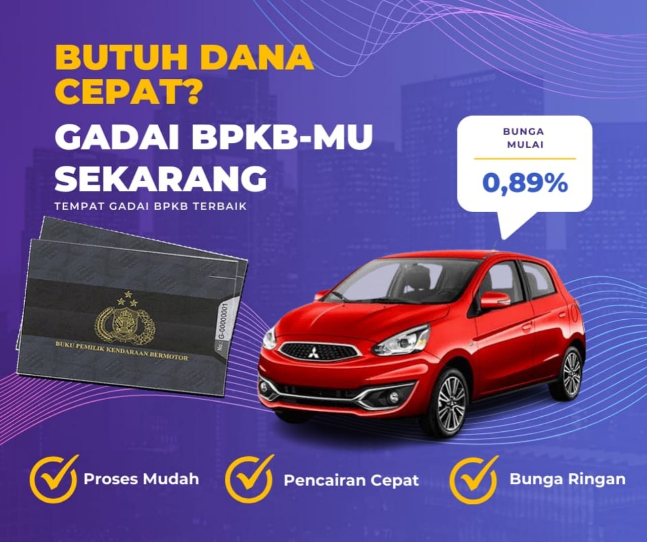 Kredit Jaminan Bpkb Mobil Mitsubishi Mirage Dapat Dana Berapa? Seperti Ini Simulasinya